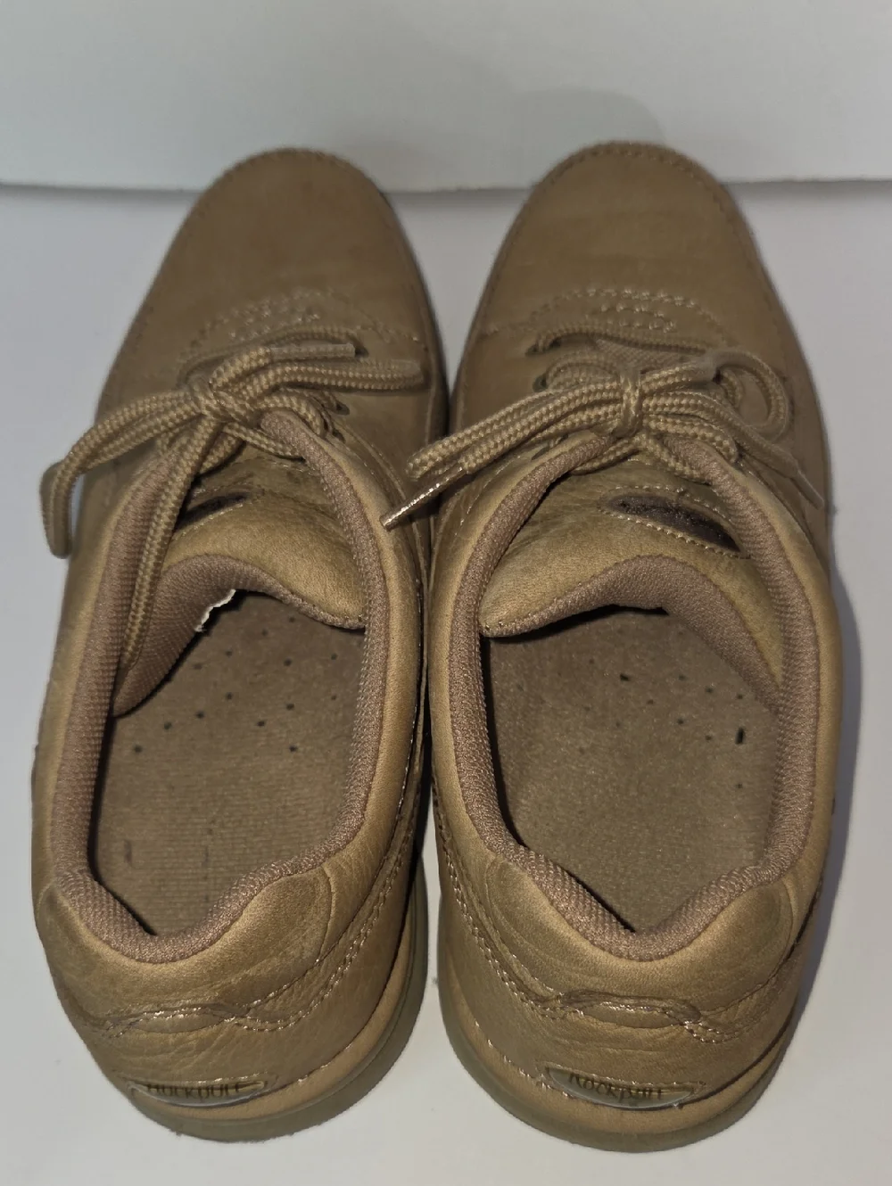 Rockport Men's Casual Leather Lace-Up Walking Shoes - Tan Size 13W